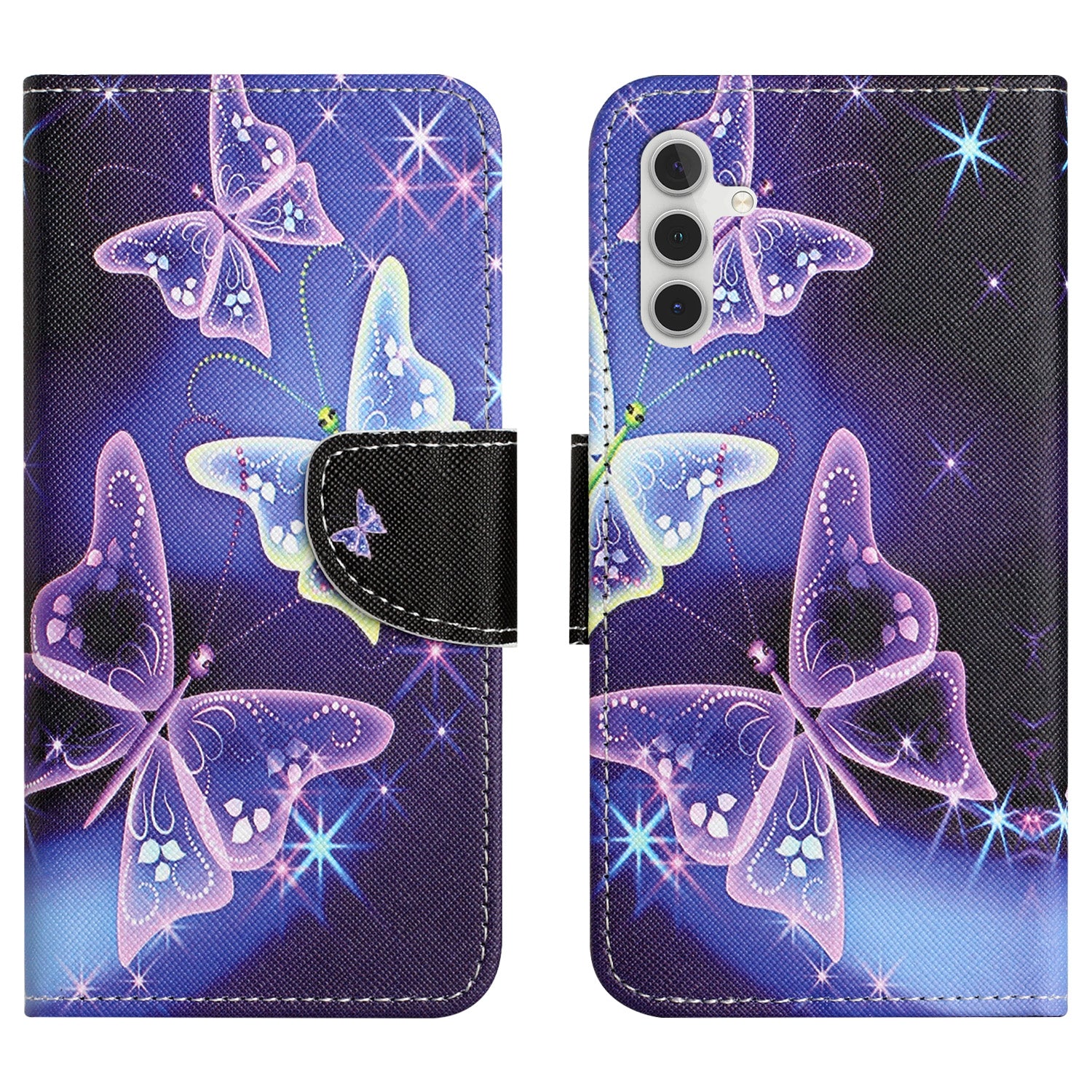 For Samsung Galaxy A25 5G Pattern Printing Leather Wallet Case Stand Cross Texture Phone Cover For Samsung Galaxy A25 5G Pattern Printing Leather Wallet Case Stand Cross Texture Phone Cover